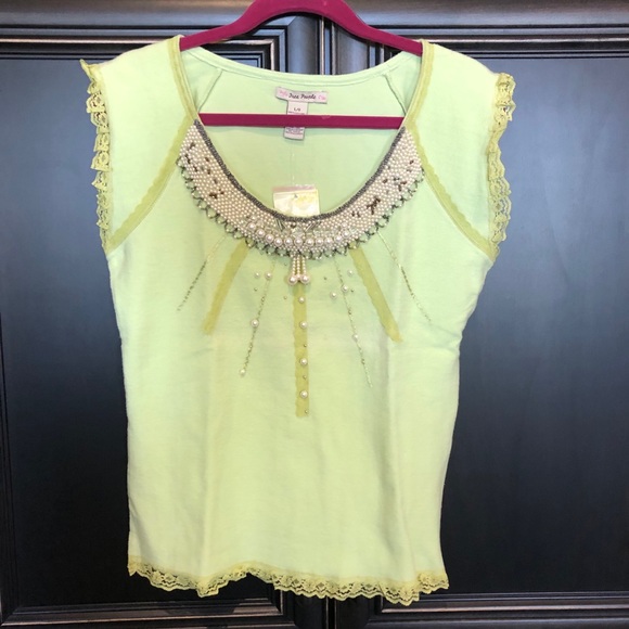 Free People Tops - NWT Free People beaded top